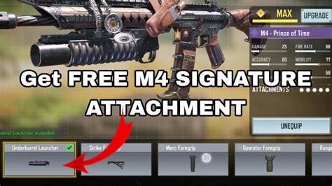 Find all the best M4 attachments class setup in Gunsmith of COD Mobile with variety of M4 loadout that you think fit your playstyels the best here. . Cod mobile m4 signature attachment